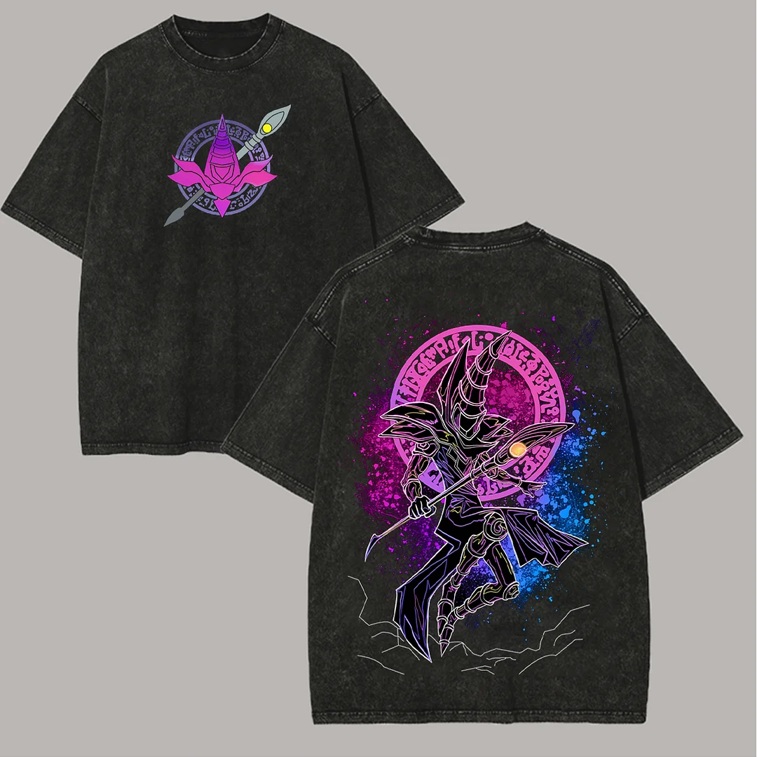 Dark Magician Printed Unisex Washed T-Shirt