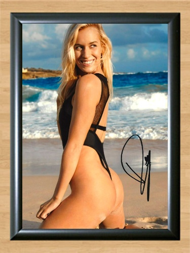 Paige Spiranac Golf Signed Autographed Poster Photo Poster painting Memorabilia 1 A3 11.7x16.5