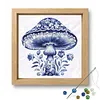 Porcelain Glass Bead Partial 11CT DIY Stamped Cross Stitch Kits for Beginners Adults Home Decor Cross Stitch Art and Crafts Kits 14.04x14.04in