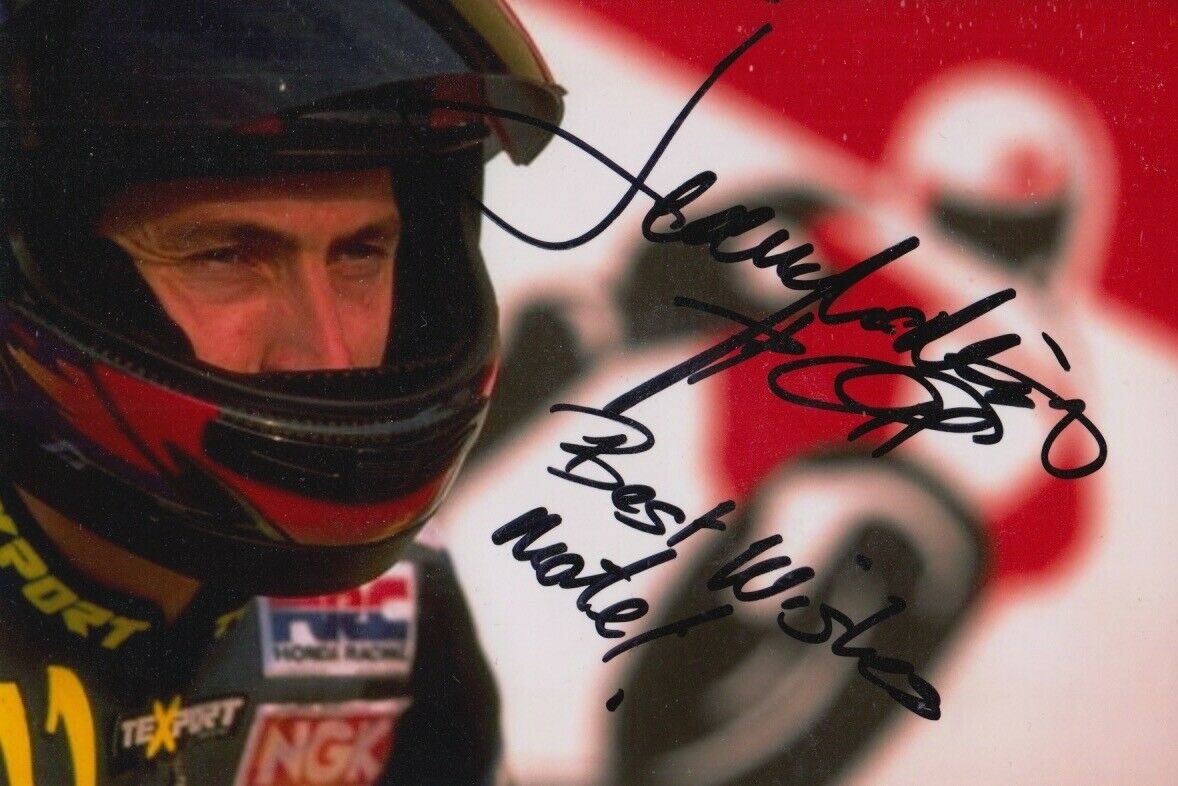 JEREMY MCWILLIAMS HAND SIGNED 6X4 Photo Poster painting MOTOGP AUTOGRAPH