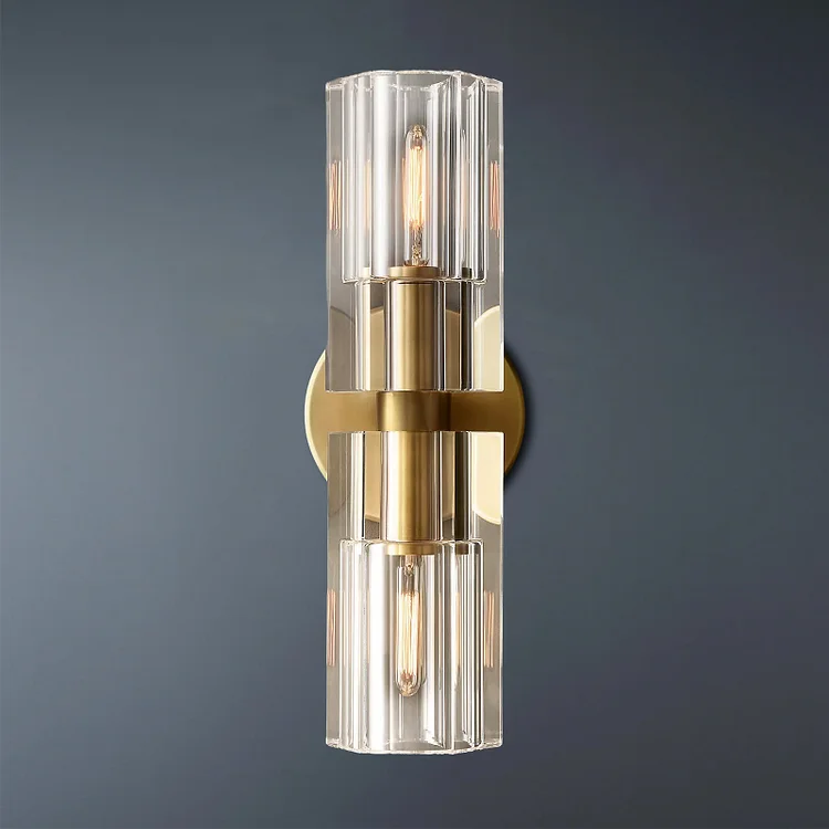 Morden Crystal Glass Cup Linear Wall Sconce,Wall Lamp Vjlight