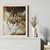 Angry Cat-14CT Stamped Cross Stitch 25*30cm/9.84*11.81in tapestrymarket