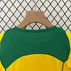 2004 Retro Kids Size Brazil Home Soccer Jersey 