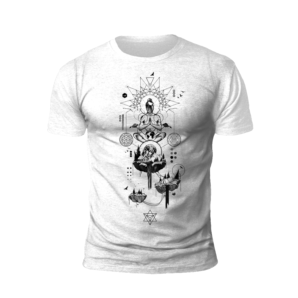 Harmony of the Spheres: The Balance of Mind and Nature T-shirt