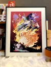 Shinobu Kocho in Flame Decorative Painting - Demon Slayer: Kimetsu No Yaiba - Xingkong Studio