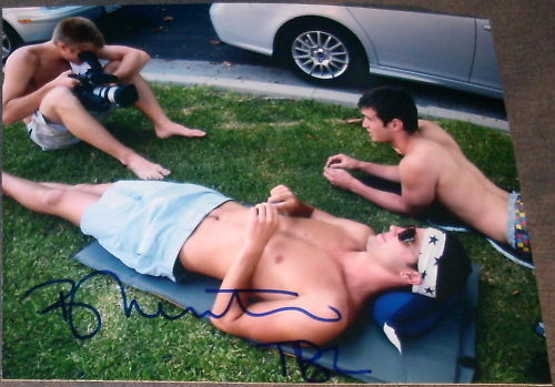 BEN NEMTIN SIGNED AUTOGRAPH BURIED LIFE NO SHIRT Photo Poster painting