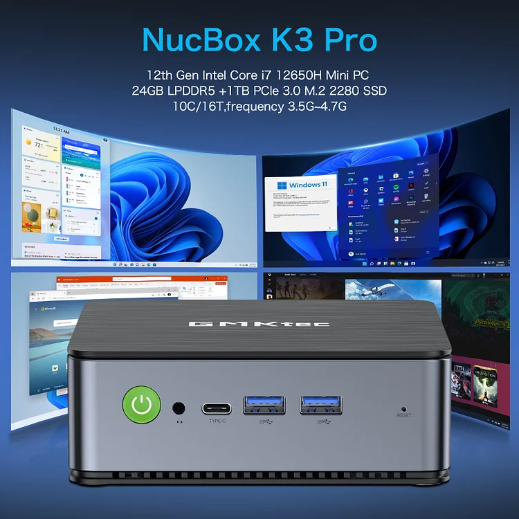 GMKtec NucBox K3 Pro REVIEW [Intel i7 12650H] 