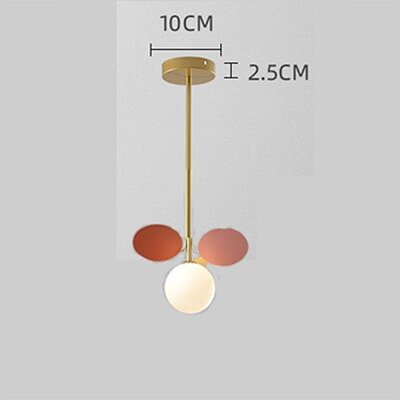 Modern cartoon Glass chandelier ceiling Pendant living room hanglamp for kids room Ball colour nordic lighting Kitchen Luminaire
