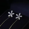 Docenin™Shiny Diamond Flower Earrings