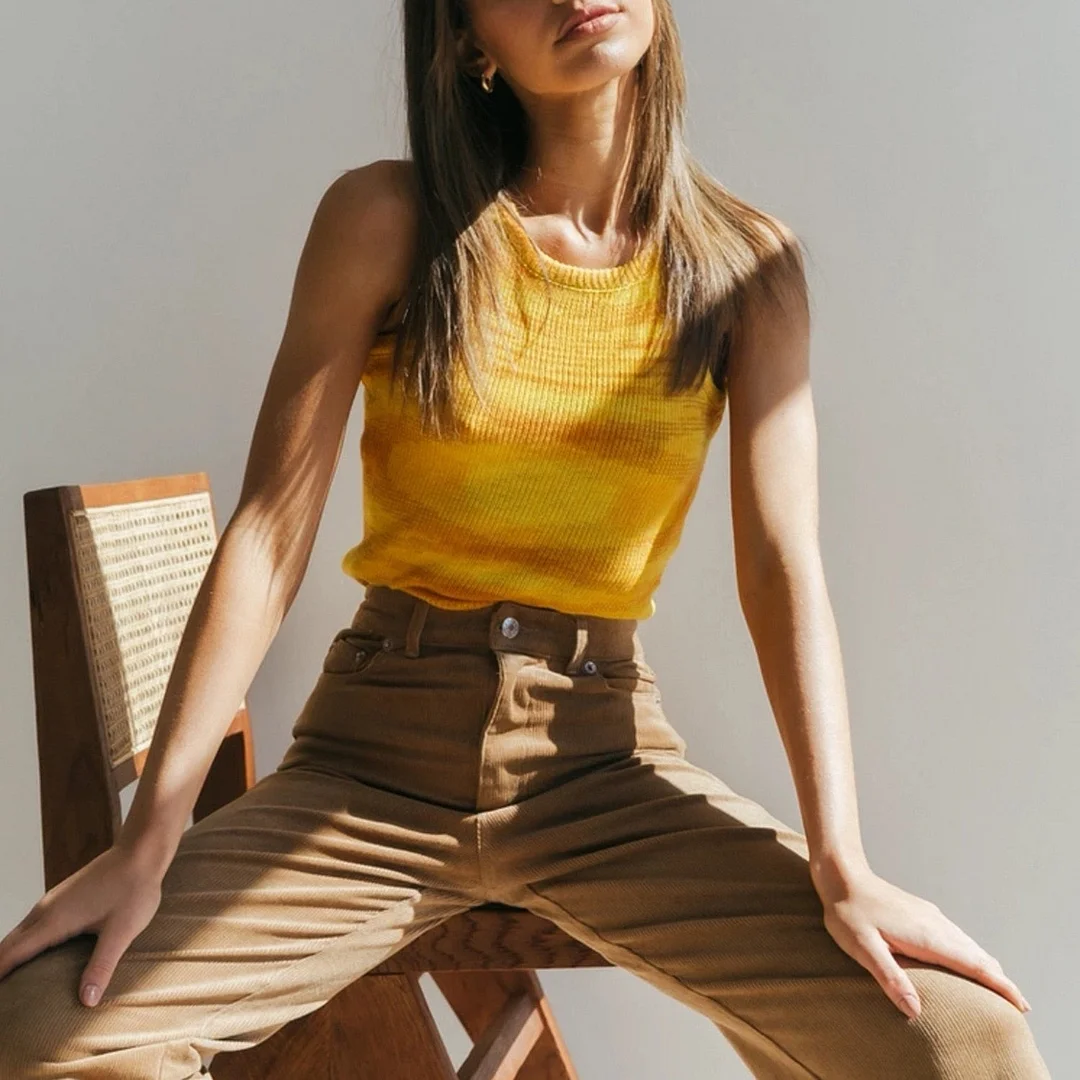 Cryptographic Fashion Summer Sexy Backless Knitted Tank Tops for Women Sleeveless Y2K Top Cropped Club Party Outfits Streetwear