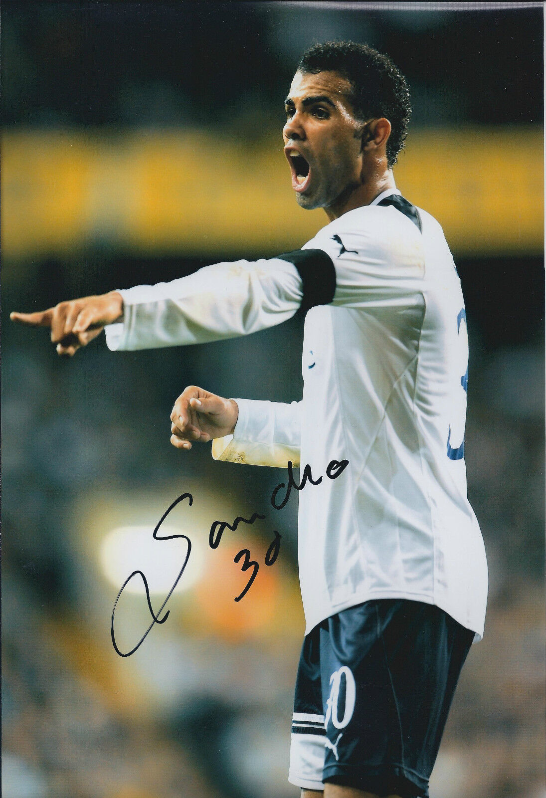 SANDRO Raniere SIGNED Autograph 12x8 Photo Poster painting AFTAL COA Tottenham Hotspurs