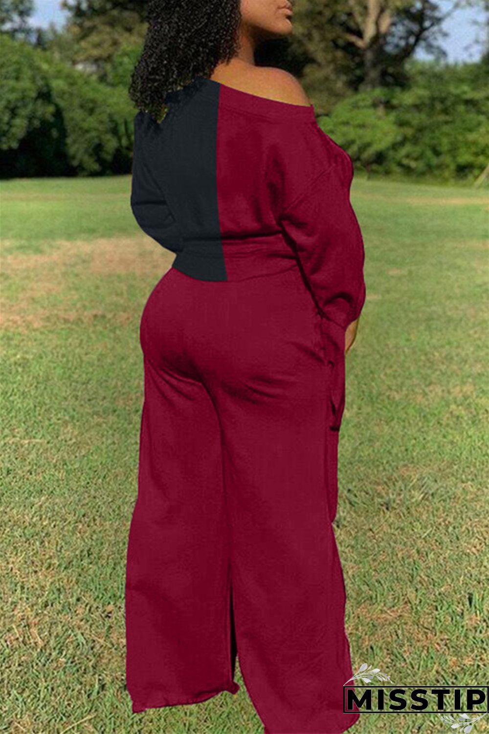 Gray Fashion Casual Long Sleeve Oblique Collar Regular Sleeve Short Patchwork Two Pieces