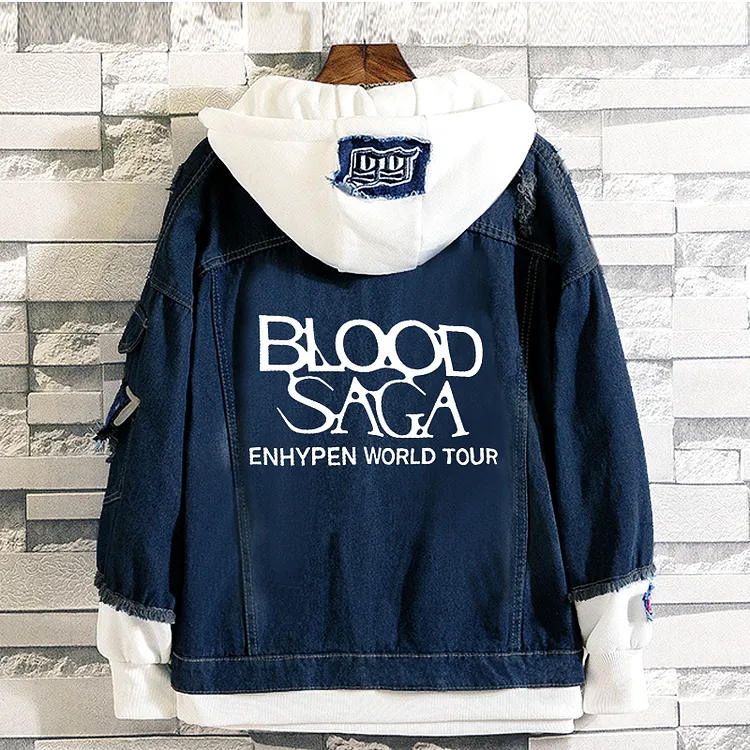 ENHYPEN Blood Saga World Tour Demnie Jacket Hoodie