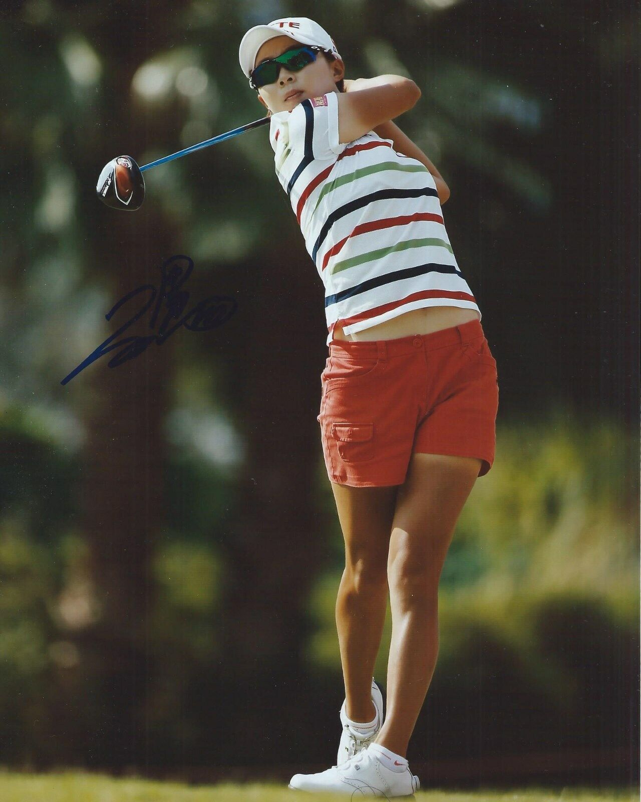 Hyo-Joo Kim Signed 8×10 Photo Poster painting LPGA Autographed COA B