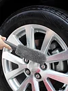 Car Wash Brush Microfiber Tire Scrubber Wheel & Rim Cleaner Brush Dust Remover