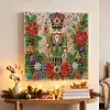 Christmas DIY Special Shape Diamond Painting Pearl Art With Inner Frame Kit 25x25cm(Nutcracker)