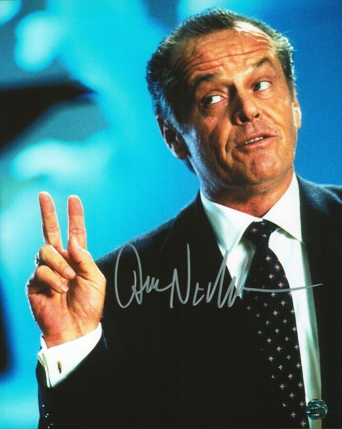 JACK NICHOLSON Autographed Original 8x10 Photo Poster painting LOA TTM