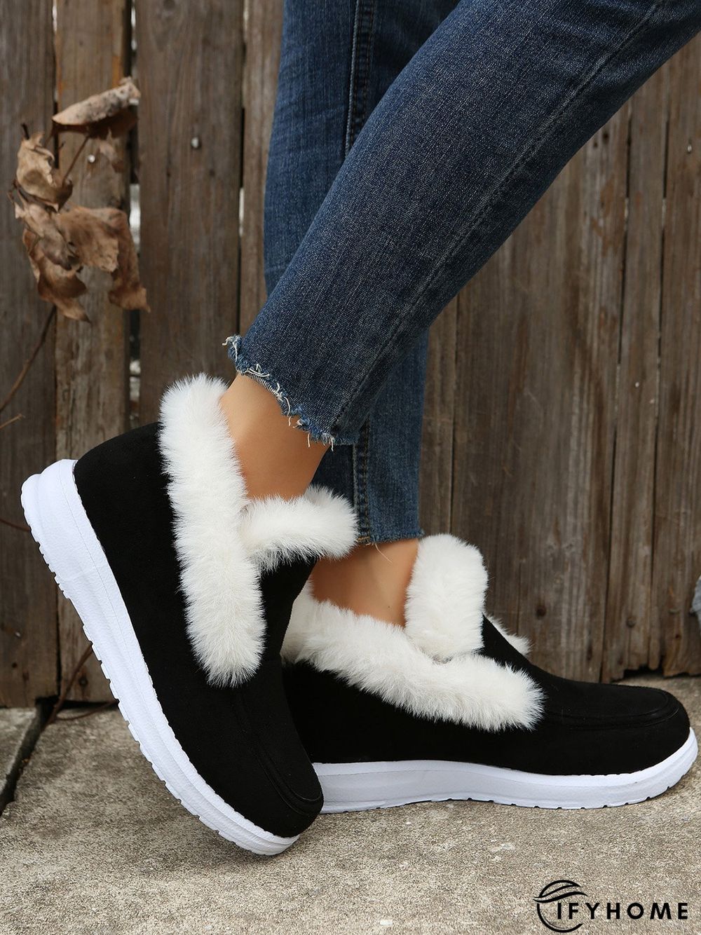 Split Joint Furry Boots | IFYHOME