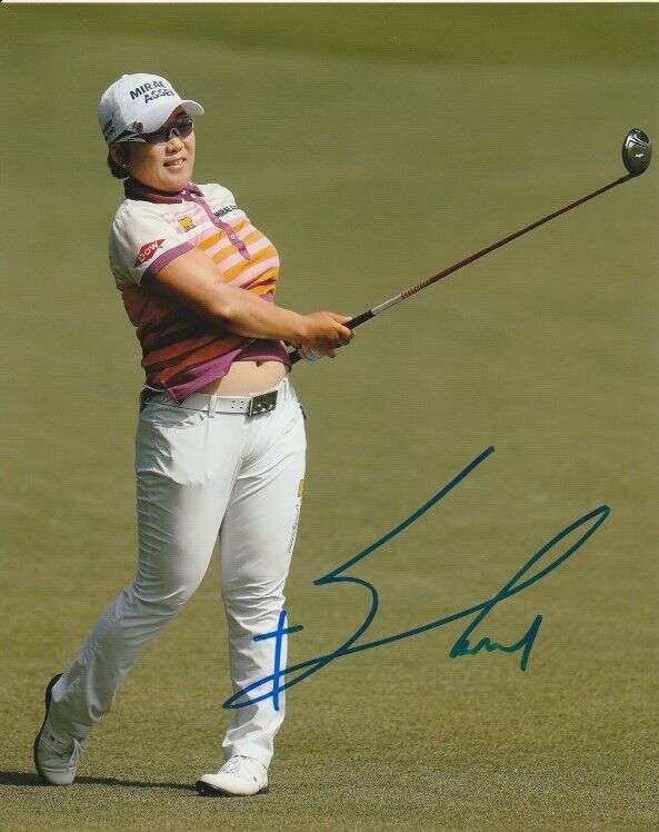 JIYAI SHIN SIGNED LPGA GOLF 8x10 Photo Poster painting #2 Autograph PROOF