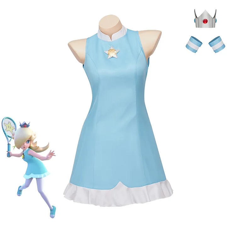 Princess Rosalina Cosplay Tennis Costume Dress