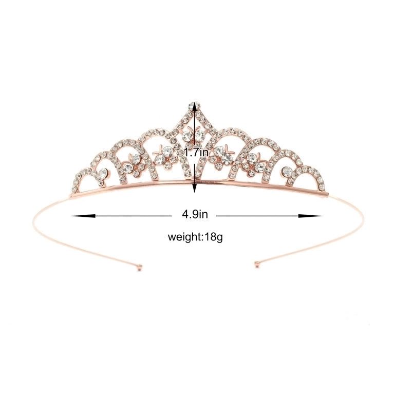 Factory Girl Crown Princess Simple Cute Headband Baby Festival Performance Hair Accessories Bride Crown Wedding Headdress