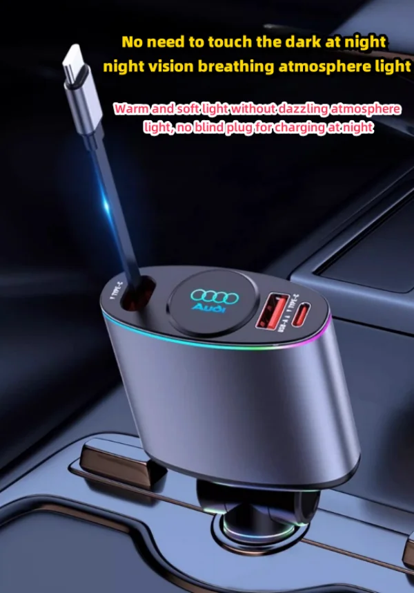 Car Mobile Phone Super Fast Charging Is Suitable For Various Models Of Car Fast Charging Heads