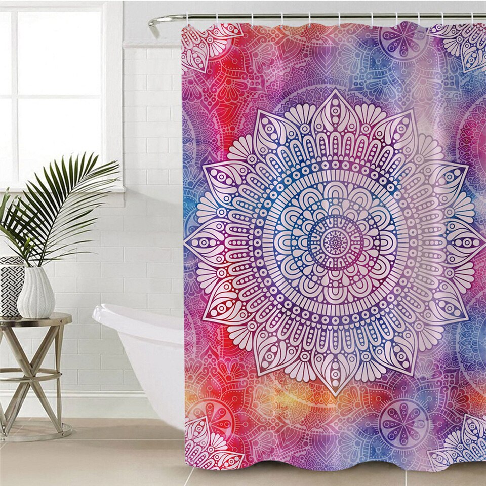 

Mandala - Print Shower Curtain, 180*180cm, 501 Original
