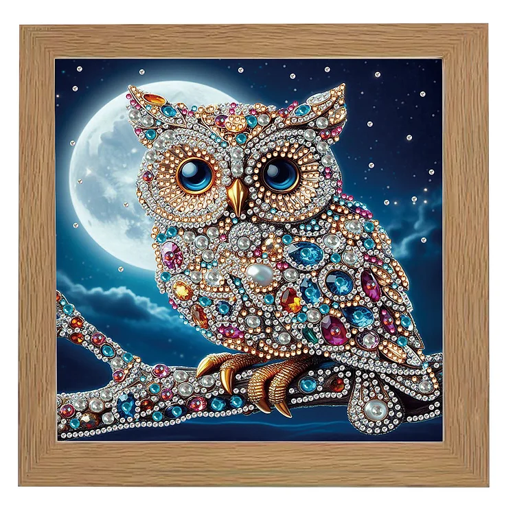 Partial Special-shaped Diamond Painting - Framed Abstract 19.2*19.2CM