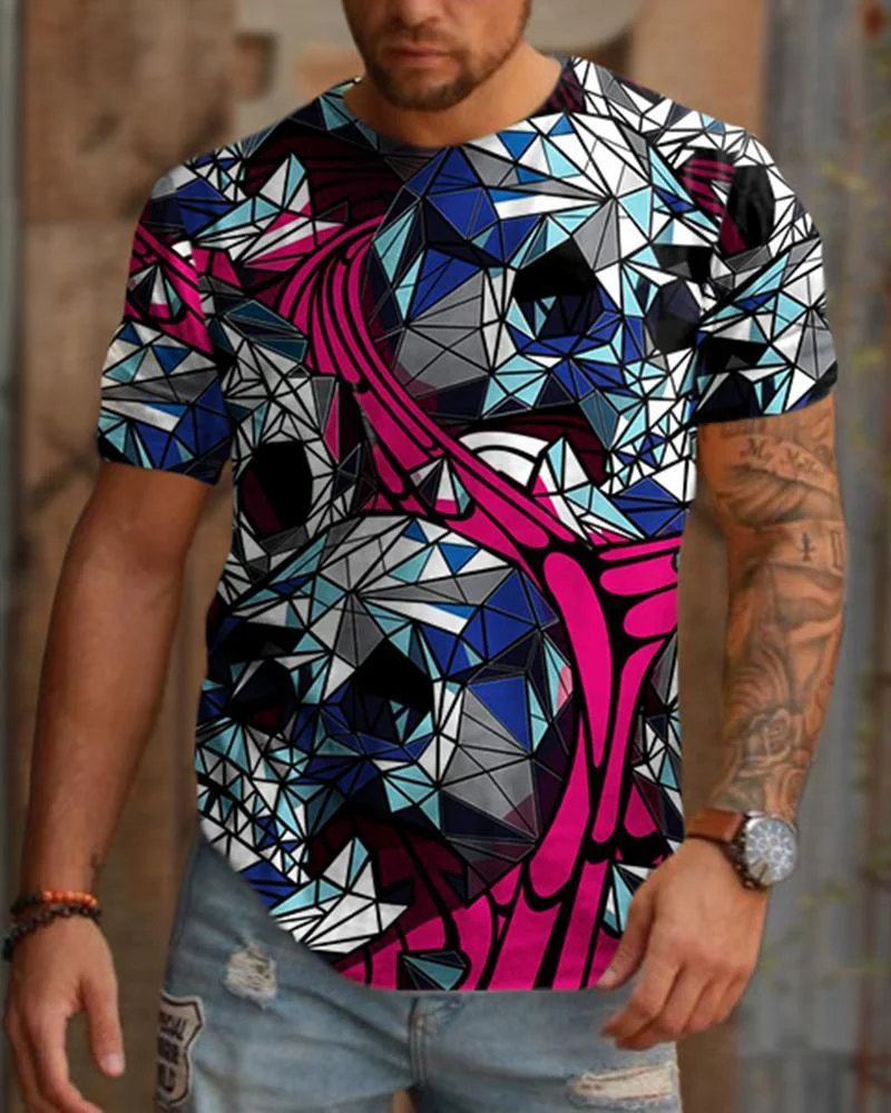 Men's Fashion  Printed T-shirt05