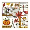 (Multi Style)Four Seasons Of Spring-Partial Embroidery 2 Strands 14CT Counted Cross Stitch-26*26CM