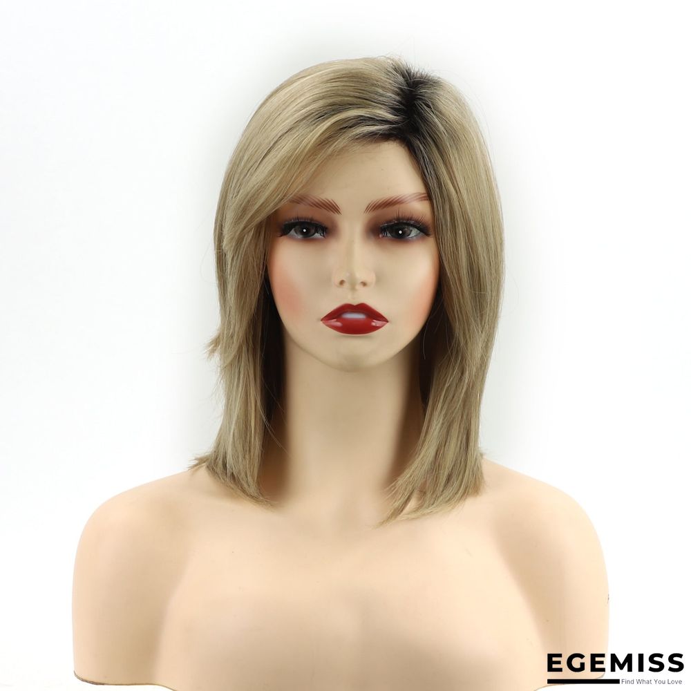 Lady Wig Headgear Chemical Fiber Rose Net Gradient Wave Head | EGEMISS