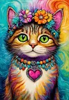 Luxury AB Velvet Diamond Painting Kit - Cat