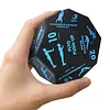 12 Sided Fitness Action Choice Dice Lightweight & Versatile Movement Training Dice Balance & Strength Improvement Interactive Number Dices for Gym Workouts & Yoga Exercise