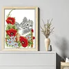 (Counted/Stamped)Four Seasons Summer Poppy-14CT Cross Stitch 21*26cm/8.27*10.24in