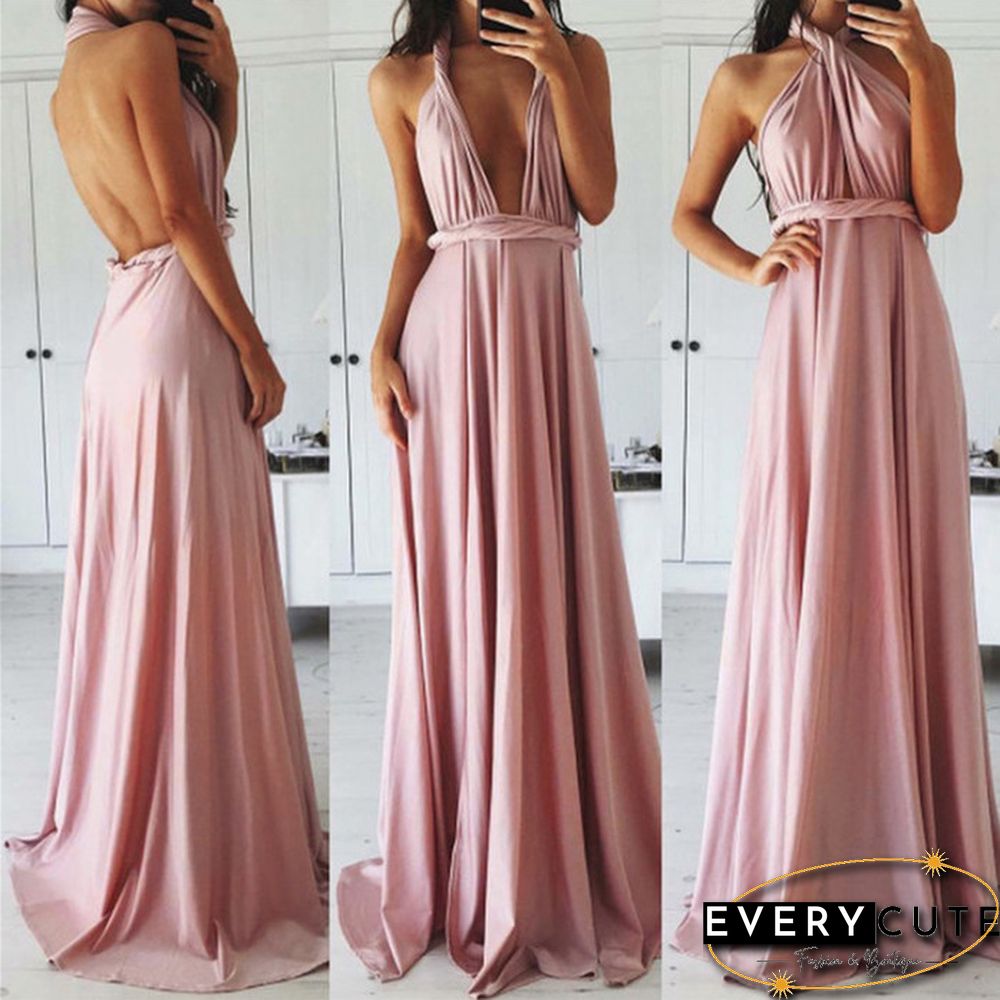 Ladies Sexy Women Maxi Club Dress Party Multiway Swing Dress Robe Bridesmaids Boho Women Long Dress