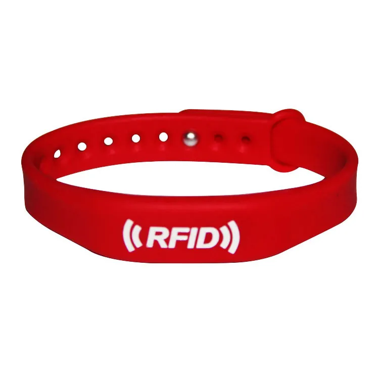 Hot Sale Natural Silicone Customized Logo Printing RFID Wristband for Teenagers