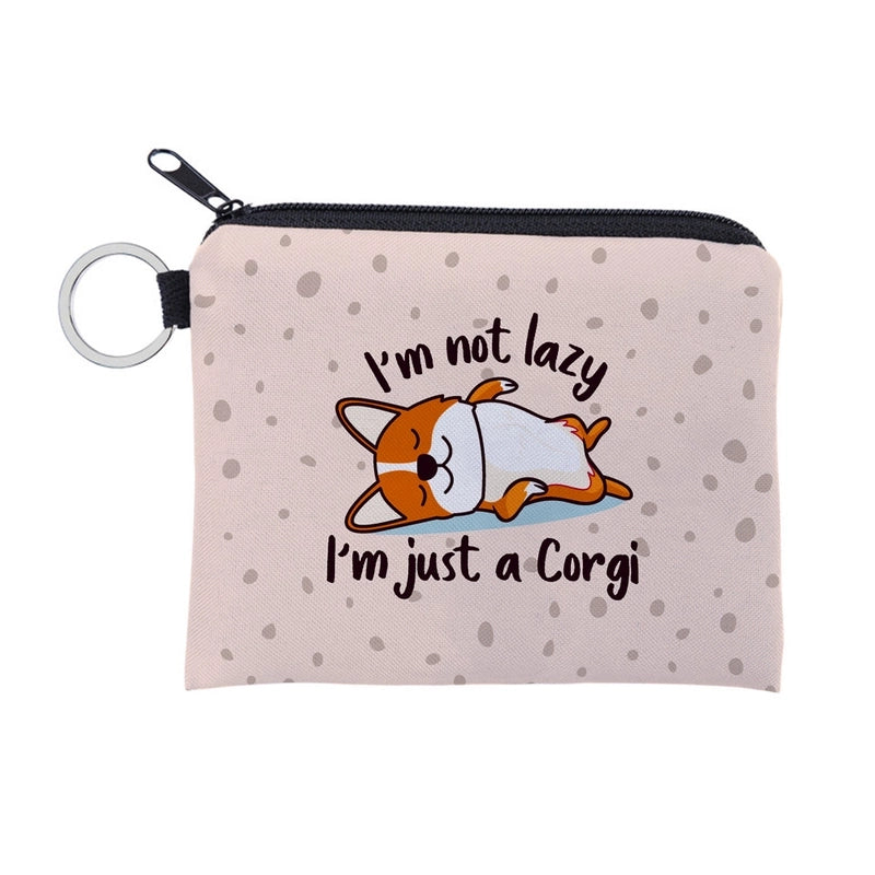 Fresh Dinosaur Cartoon Creative Coin Purse Water-repellent Storage Bag Portable Personalized Card Case Key Bag