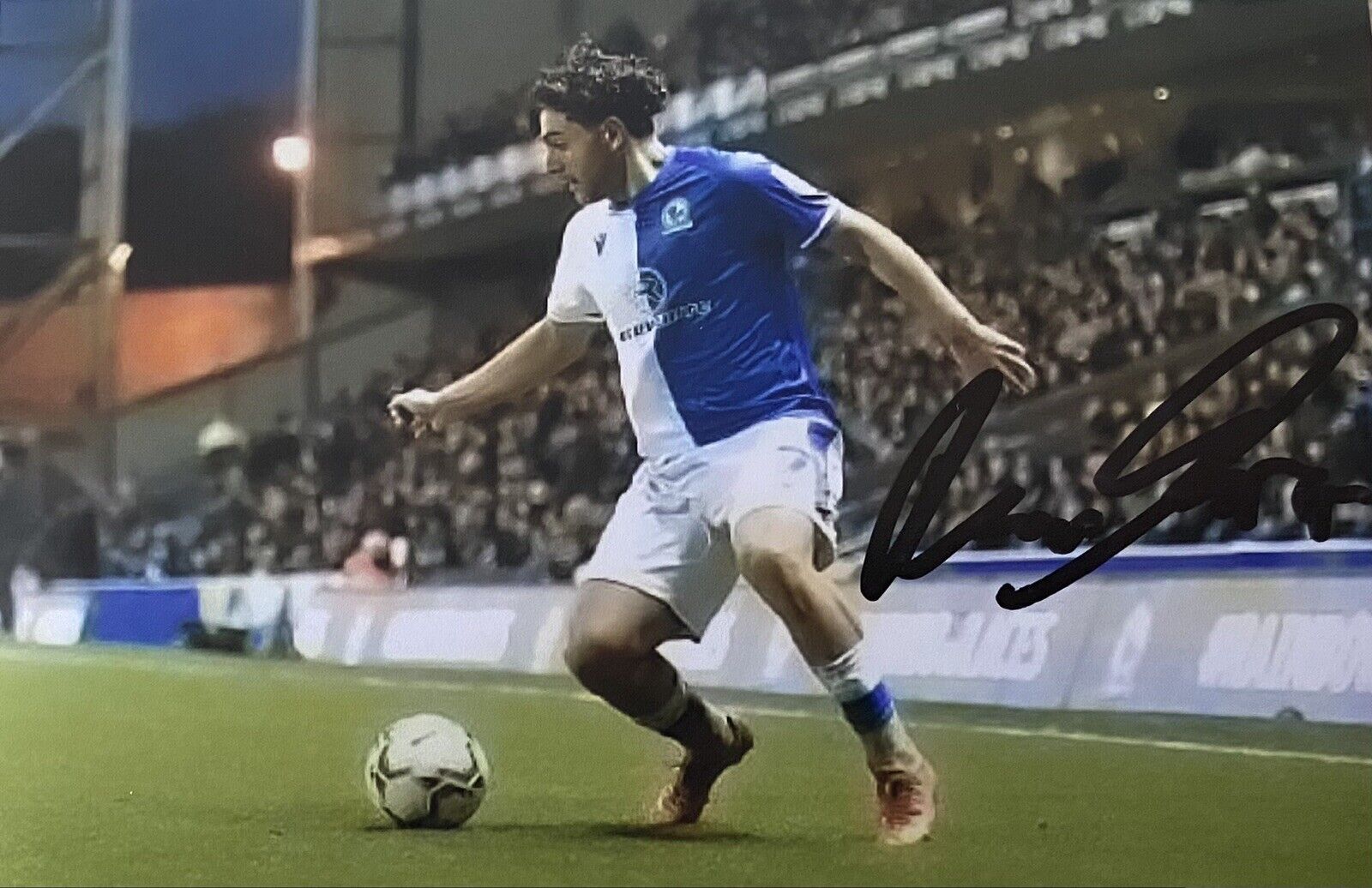 Reda Khadra Genuine Hand Signed Blackburn Rovers 6X4 Photo Poster painting, See Proof