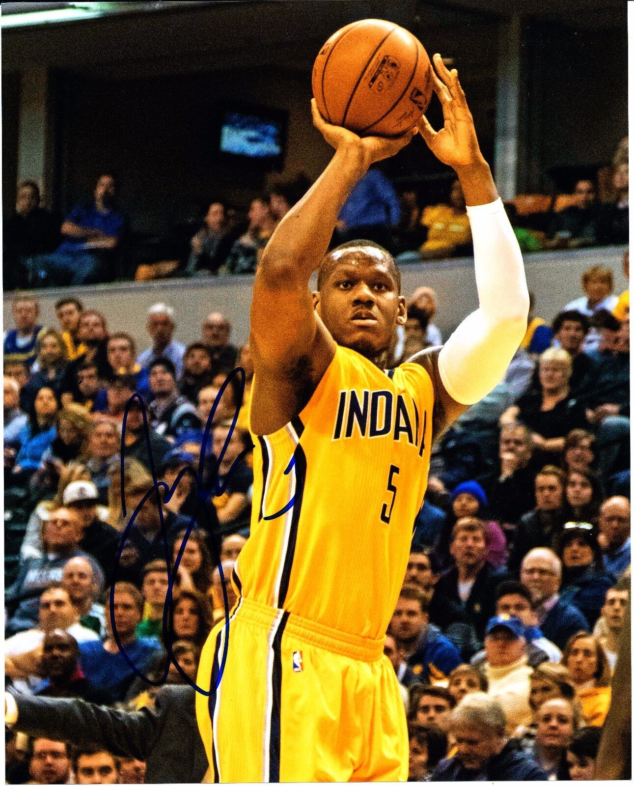 Lavoy Allen Autographed 8x10 Indiana Pacers#S1217