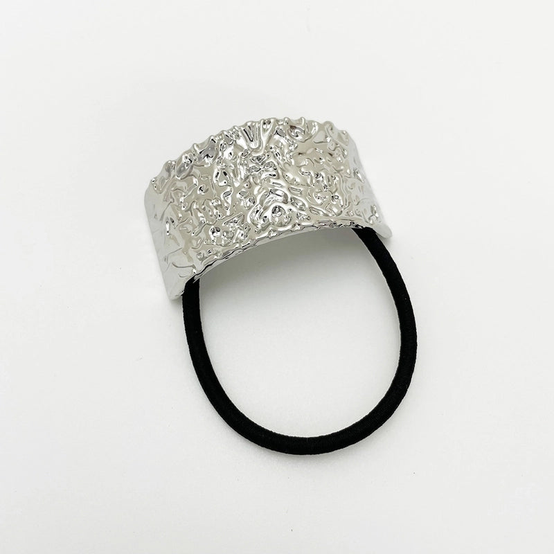 Women’s IG Style Korean Style Irregular Alloy Plating Pleated Hair Tie