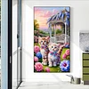 Diamond Painting - Full Round Drill - Two Cats(Canvas|40*70cm)
