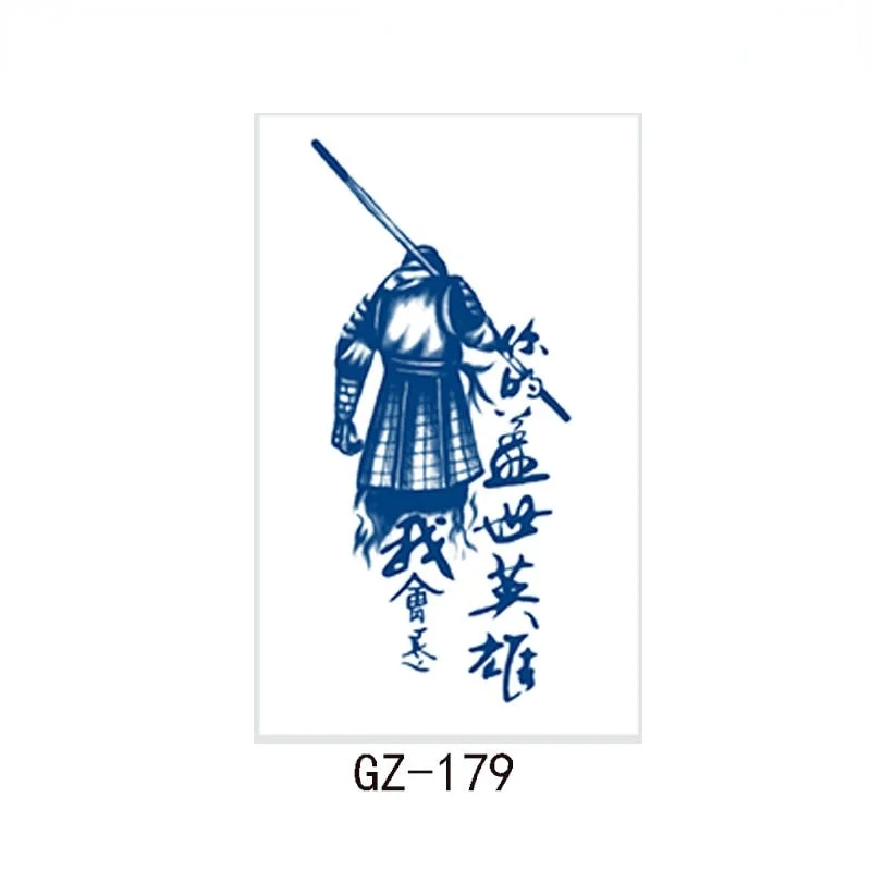 2021 new net celebrity herbal juice tattoo stickers semi-permanent waterproof sweat tattoo tattoo stickers