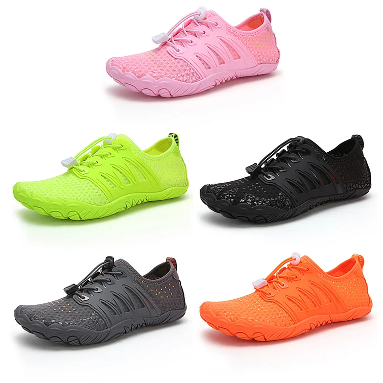 Running Shoes Breathable Lightweight Men Women Elastic Band Fitness Sneakers