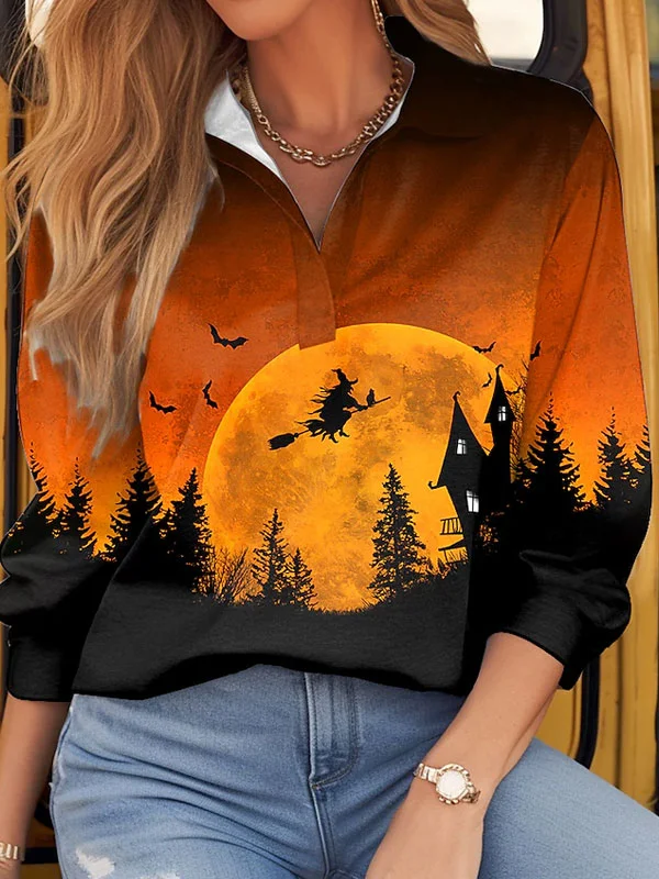 Women's Pullover Halloween Sweatshirt