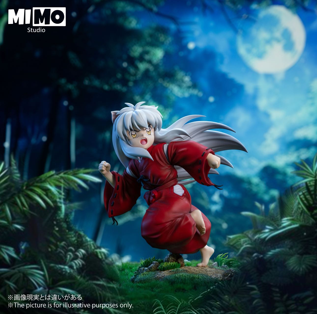 Mimo Studio - Inuyasha Running Childhood Little Inuyasha Statue(GK)-