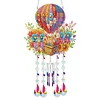 Double Sided Colorful Pattern 5D DIY Crystal Rhinestone Wind Bell Suncatcher Hanging Kits