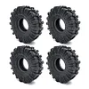 AMK 4Pcs 1.0" Rubber Mud RC Off Road Tires 24x62x20.5mm for 1/24 Crawler Cars Axial SCX24 Gladiator Deadbolt 1/18 TRX4M (4PCS)