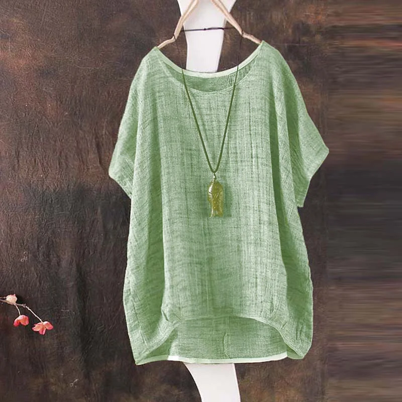 Women's Loose Fitting Casual Short Sleeved T-shirt