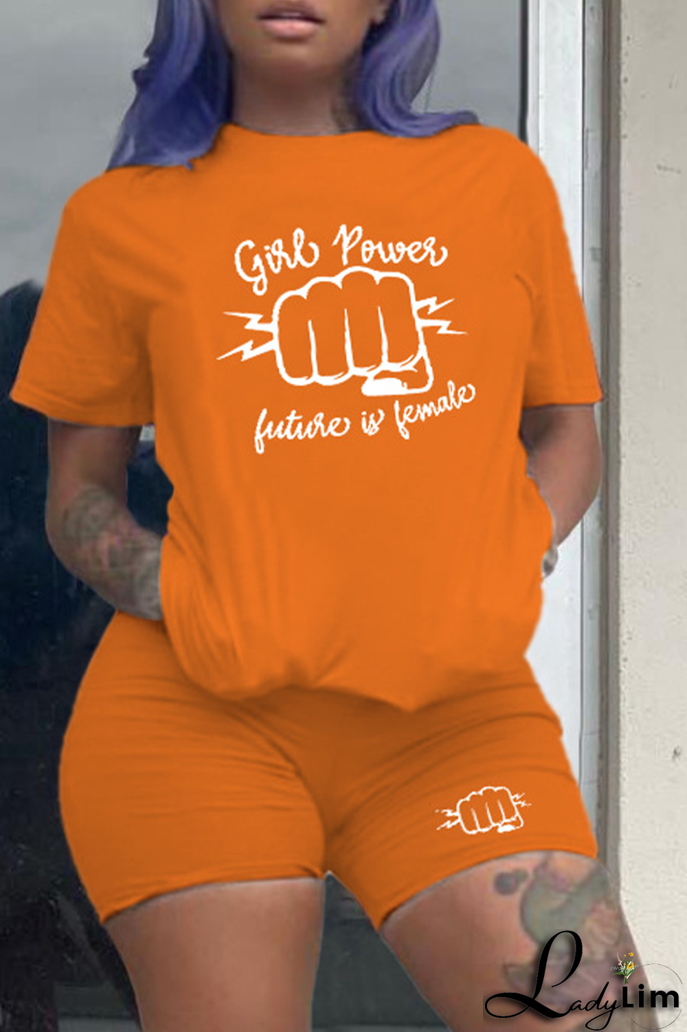 White Casual Print Patchwork O Neck Short Sleeve Two Pieces