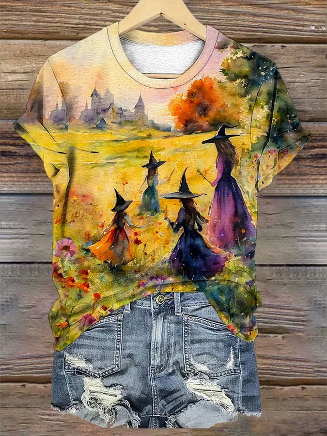 Womens Midsummer Witches Gather T-Shirt